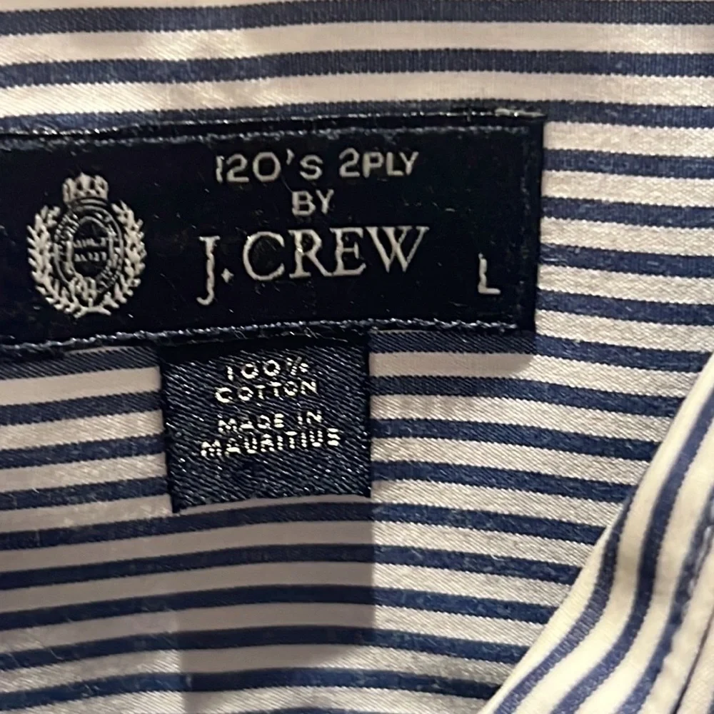 J. Crew striped button down shirt